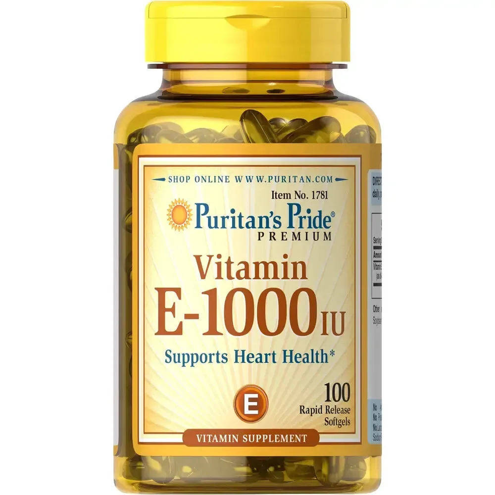 Nature's Pride Vitamin E 1000 IU Capsules x100