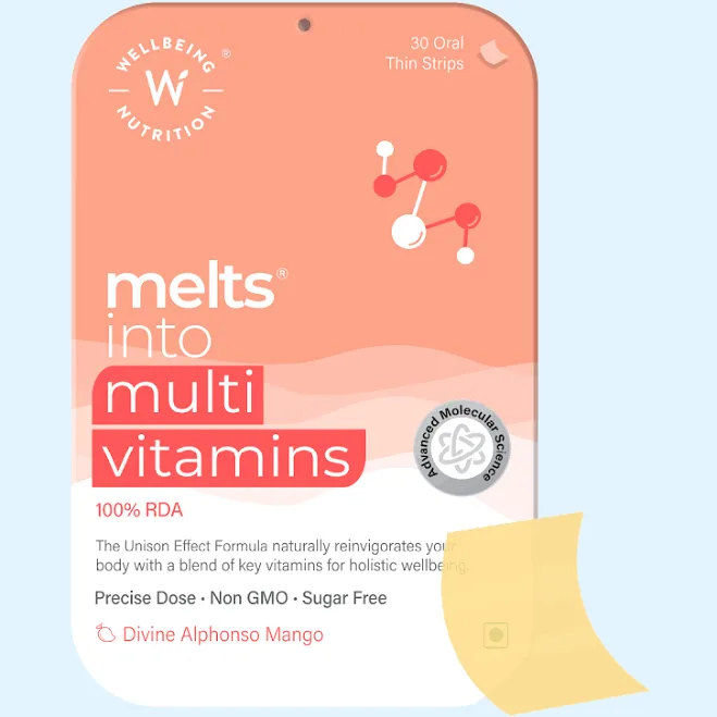 Wellbeing Nutrition Melts Complete Plant Based Multivitamin