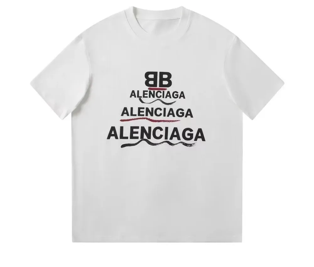 Stylized BB logo white t-shirt
