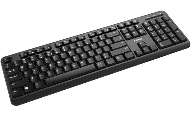 Canyon Keyboard KB-W01 Wireless Black