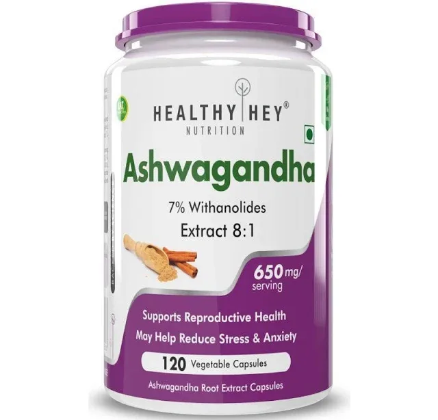 Healthyhey Nutrition Ashwagandha Root Extract 8:1