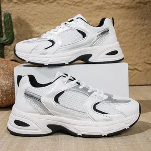 Womens Breathable Mesh Dad Shoes, Chunky Sole Platform Sneakers, Size 36-45, Classic Designer Style - New 2027