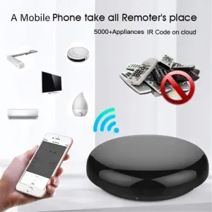 HIMOJO Tuya Universal WiFi IR RF Bluetooth Smart Home Remote Controller - Voice Control, Smart Life Compatible, CE RoHS