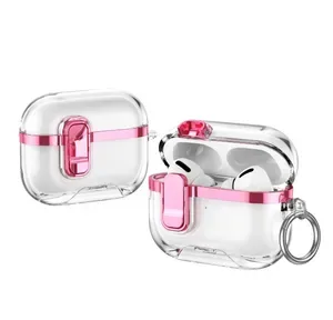 Silicone TPU Case for Pro 2 3 4 Headphones, Cute Anti-Shock Earphones Accessories, Protective Cover with Durable Soft-To