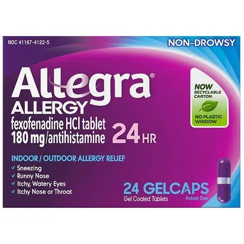 Allegra 24 Hour Allergy Gelcaps