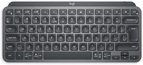 MX Keys Mini Minimalist Wireless Illuminated Keyboard with Free Adobe Subscription, Compact, Bluetooth, Backlit, USB-C,