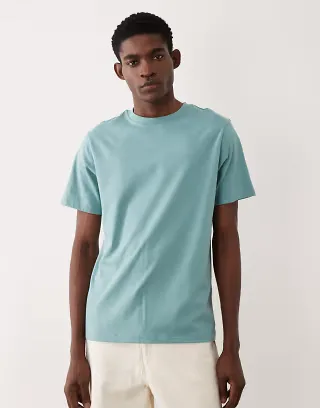 ASOS DESIGN Essentials regular fit T-shirt in light green