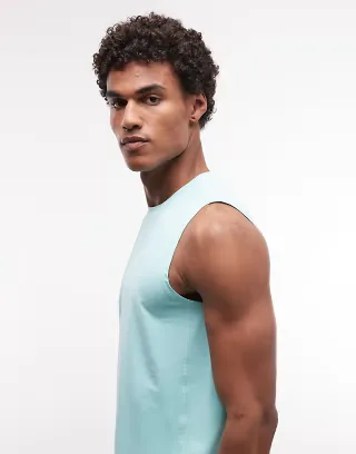 4505 Icon quick dry mesh training tank top in mint