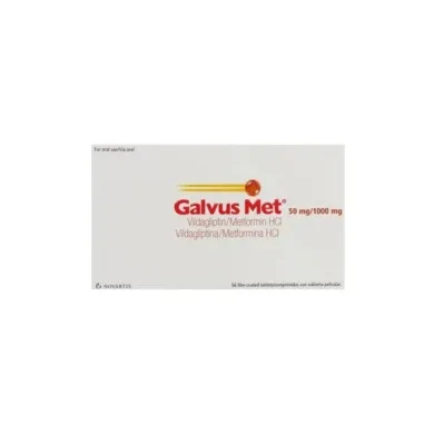 GALVUS MET 50MG/1000MG...