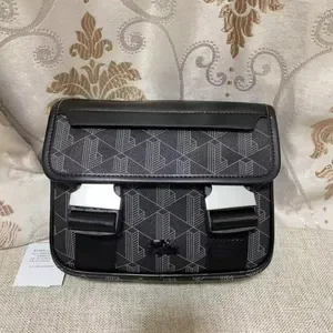 2026 Trio Messenger Bag for Men - Genuine Leather Crossbody Shoulder Bag Duo Outdoor Purse Pouch
