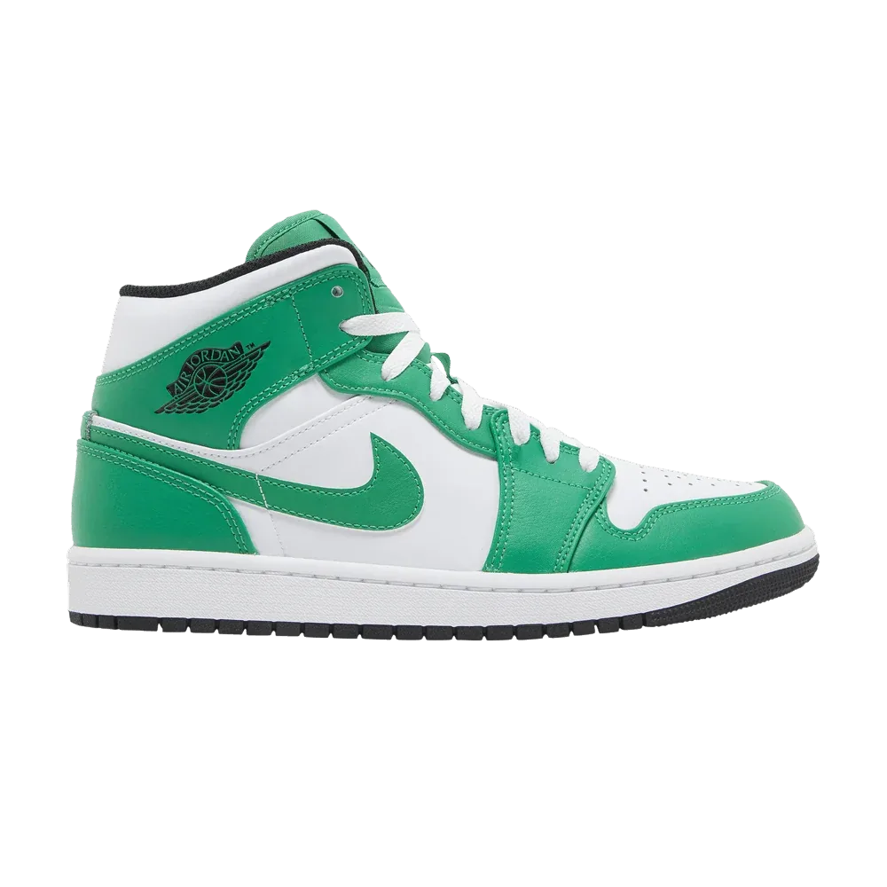 Air Jordan 1 Mid Lucky Green