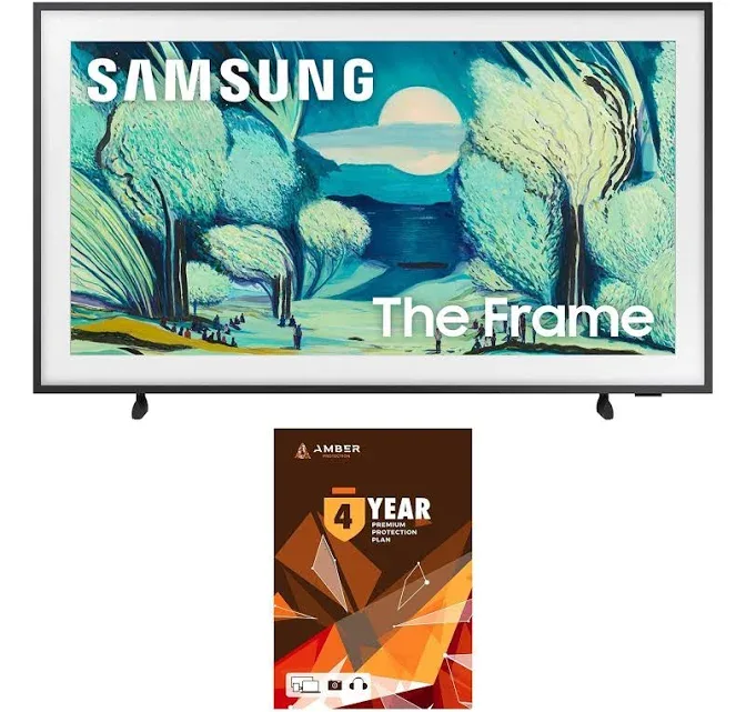 Samsung - QN43LS03FAFXZA 43 Inch The Frame QLED 4K Art Mode Vision AI Smart TV with 4 Year Amber Protection Plan (2025)