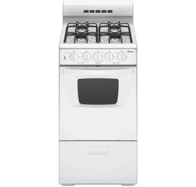 Amana AGG222VDW 20" Gas Range
