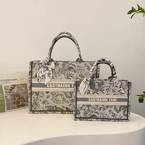 Korean Style Tote Handbags for Women - Printed Butterfly Shoulder Bags with Multiple Sizes - Lightweigh
