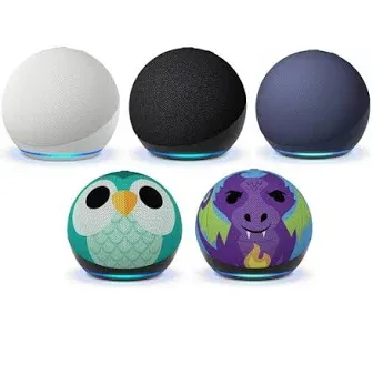 Amazon Echo Dot 5th Gen: Smart Speaker With Alexa, Wi-Fi & 4 Designs | Wowcher