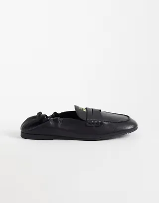 Steve Madden Newbury loafers in black leather