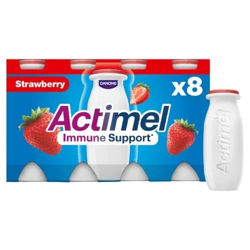 Actimel Immune Support Strawberry 100 g x8