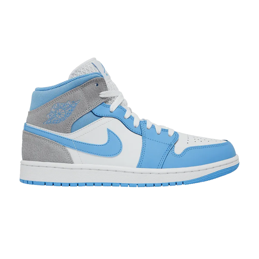 Air Jordan 1 Mid University Blue Grey