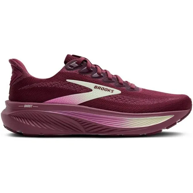 Brooks Women's Ghost 17 Running Shoes Maroon - Men's Training at Academy Sports