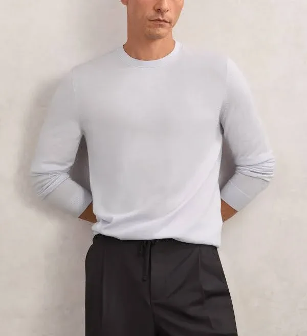 Mens Reiss Wessex Knit Merino Wool Jumper