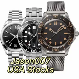 Sea master automatic watches men designer 41MM Ceramic bezel Male Single calendar reloj montre luxury w