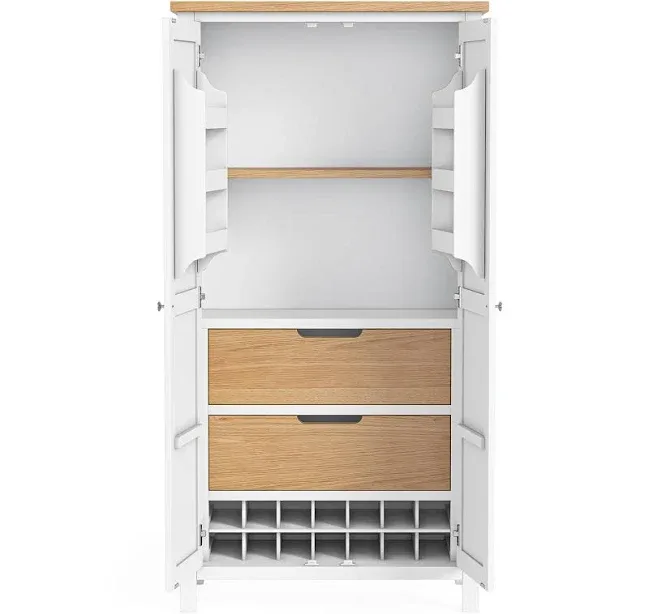 Roseland Furniture Farro Kitchen Larder Unit Grey