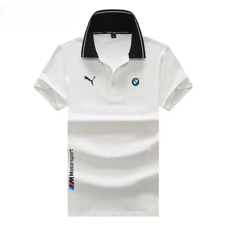 BMW White polo shirt