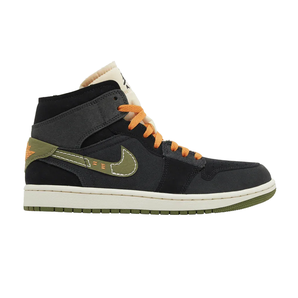 Air Jordan 1 Mid SE Craft Anthracite Light Olive