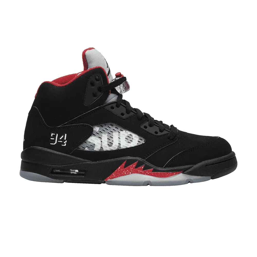 Air Jordan 5 Retro Supreme Black