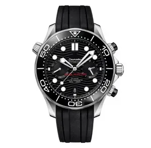 AAAAA Sea 007 Master Stainless Steel Mens Quartz Wristwatch - All Dial Stopwatch - Professional Speed Master OG300