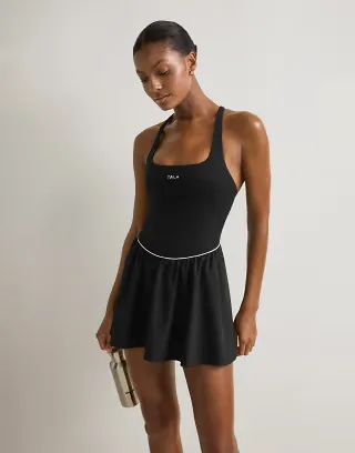 TALA SkinLuxe floaty active dress in black