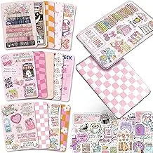 Kindle Paperwhite 12th/11th & Kindle Colorsoft Signature Edition Cardstock Paper, 50 Stickers & E-Reader Inserts for Cle