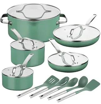 Gotham Steel Modern Collection 15-Piece Ceramic Cookware Set