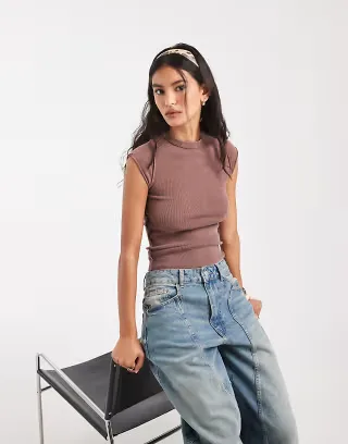 Free People Ever Had t-shirt in brunette