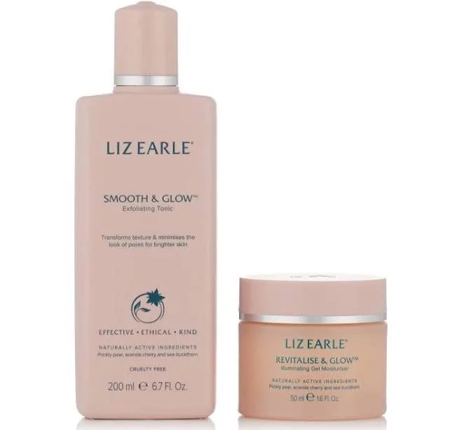 Liz Earle Glow Tonic & Moisturiser Duo
