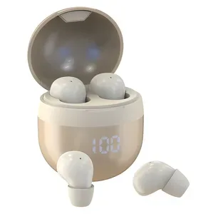 SK18 Wireless Bluetooth In-Ear Earbuds - Stereo Sound, USB Charging Case with Tumbler Design, Ultra-Light 0.08 oz Wirele