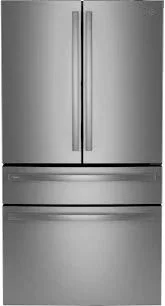GE Profile Energy Star 28.7 Cu. Ft. Smart Fingerprint Resistant 4-Door French-Door Refrigerator With Dual-Dispense AutoF