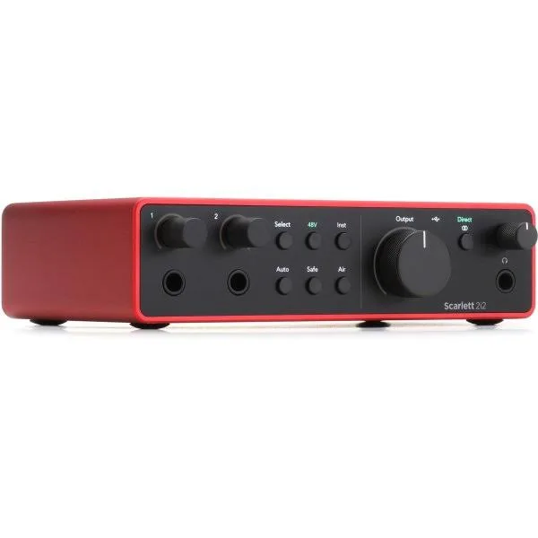 Focusrite Scarlett 2i2 4th Gen Audio Interface