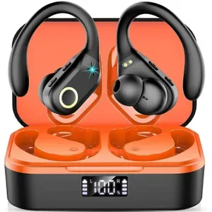 Newest Wireless Earphones Bluetooth 5.3 TWS ANC Noise Cancellation Headphone Dual Mics ENC Headset Over Ear Handfree Ear