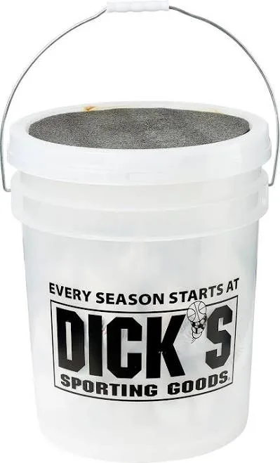 DICK'S Sporting Goods Bucket of Synthetic Baseballs