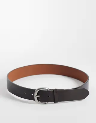Mango classic belt in brown