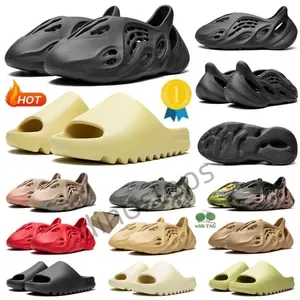 Designer Sandals Foam Runners - Lightweight Unisex Slides Slippers Clogs in Mineral Blue, Onyx, Pure Ochre, Bone Resin,