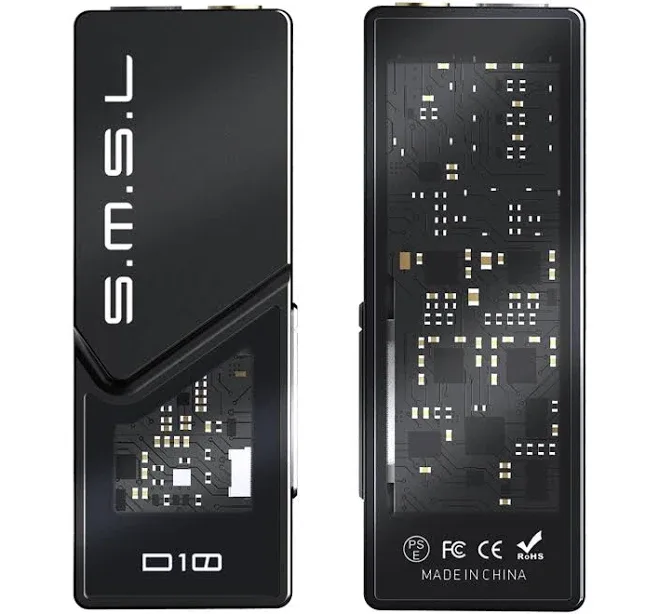 S.M.S.L D10 Headphone Amplifier USB Potrable Dac with 3.5mm & 4.4mm Balacnced Dual
