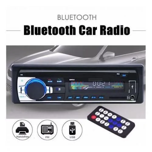 Car Audio Bluetooth 1 DIN In Dash Radio, SD/USB, Aux