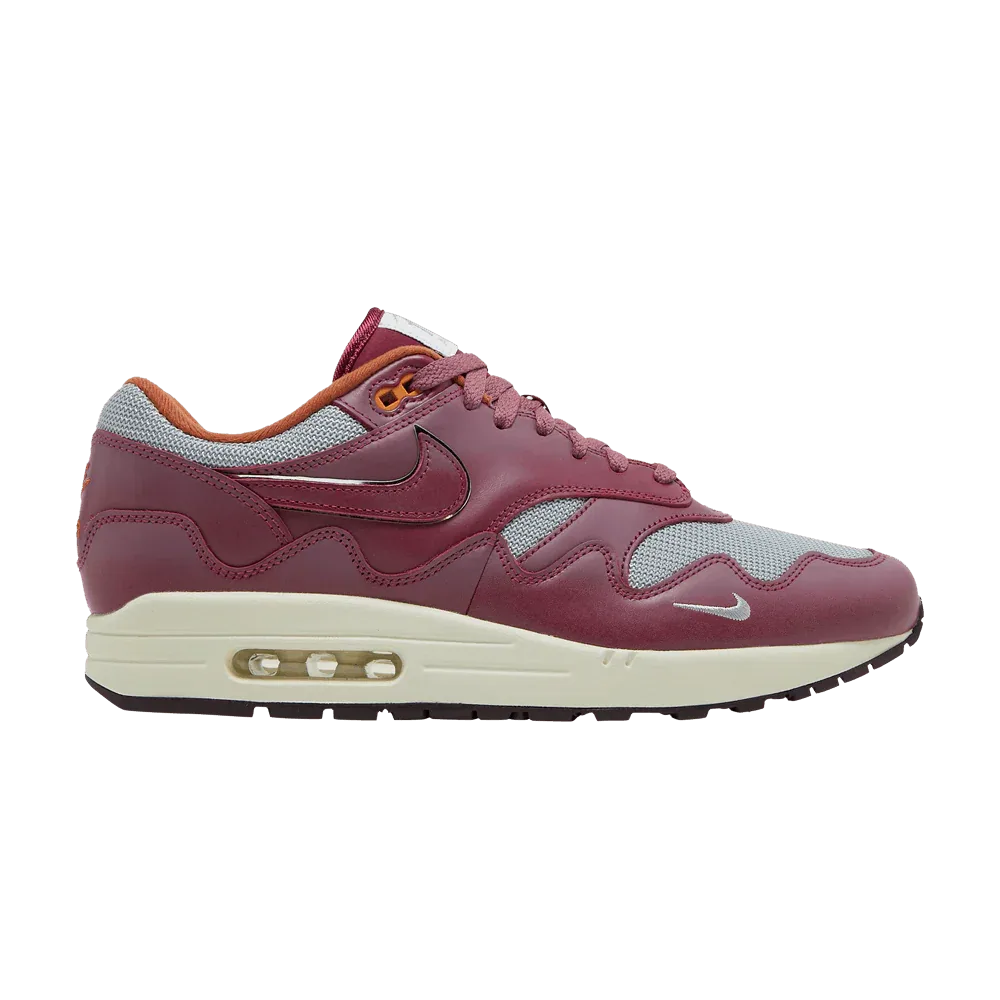 Air Max 1 Patta Waves Rush Maroon