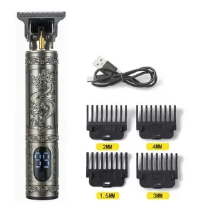 LCD Display T9 Electric Hairber 0mm Shaver Hair Trimer Home Appliances Travel Barber Razors Shaving Machine for Men Trim