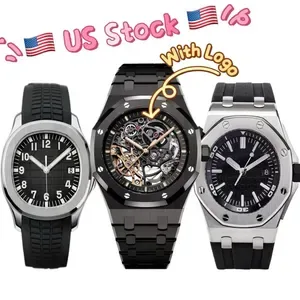 Audem Mens Skeleton Dial Automatic Watch - 41MM Waterproof Mechanical Wristwatch with Single Calendar - Luxury Designer