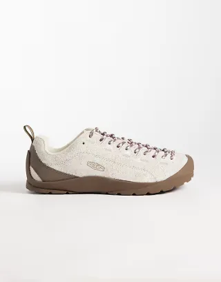 Keen Jasper brushed suede sneakers in stone