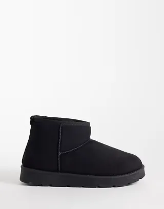 SEQWL cozy mini ankle boots in black