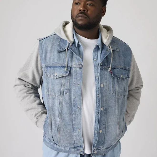 Levi's Men's Hybrid Hoodie Trucker Jacket